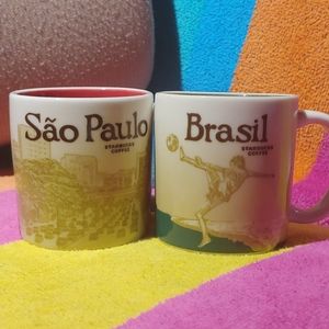 Starbucks Brasil Sao Paulo Collectors Mini Mugs